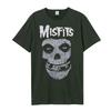 Усиленная унисекс футболка Misfits Логотип Новый Угольный