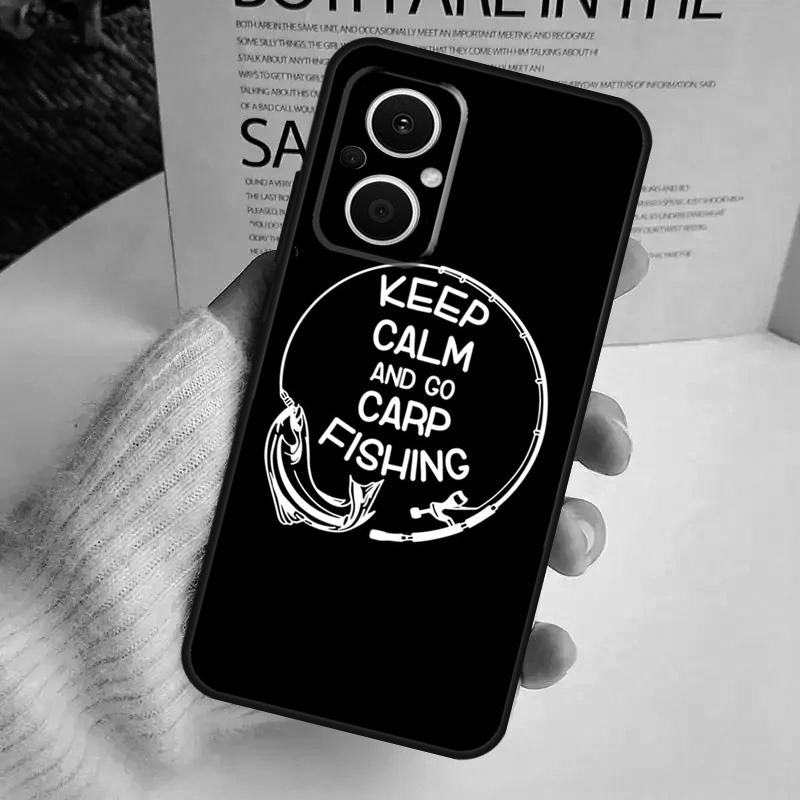 Carp Fish Fishing Rod For OPPO Reno 11 F 10 Pro 4Z 5Z 8T 4 5 6 7 8 Lite OPPO Find X3 X6 Pro X2 Neo X5 Lite Case