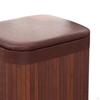 Stool Seat with Storage Footstool Foot Shoe Changing Ottoman for Entryway