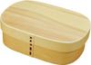 Yamako White Pine Wappa Bento Box, Square, 803972