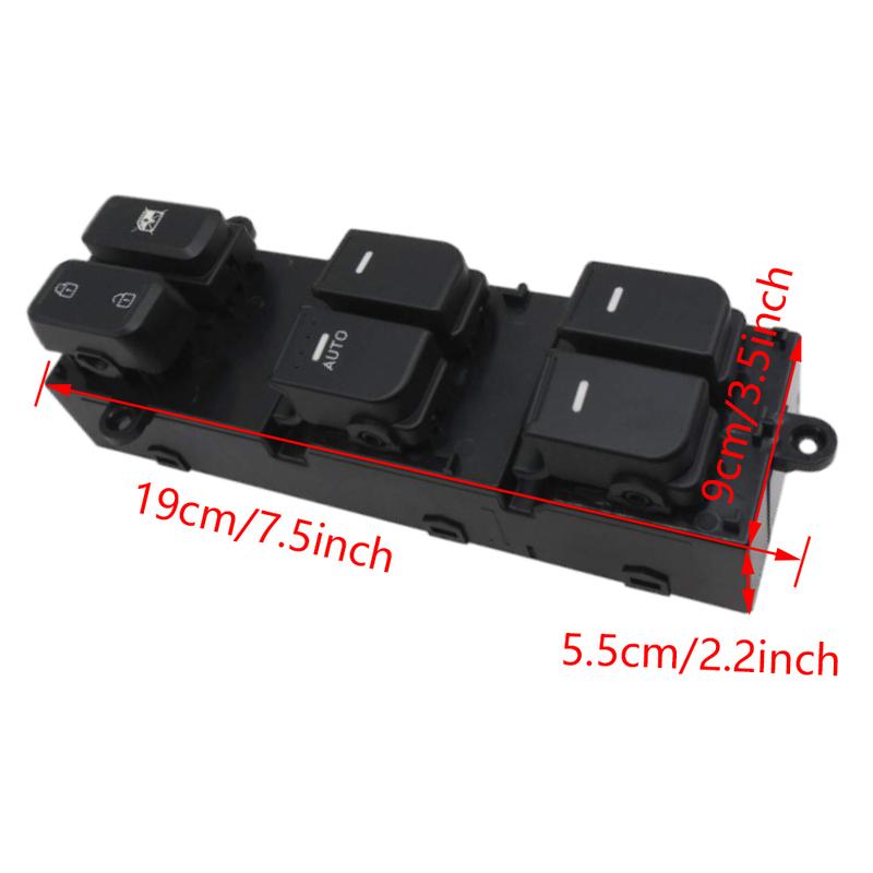 Black 93570-2T010 Power Master Window Switch  Fit for Kia Optima K5 2011-2013