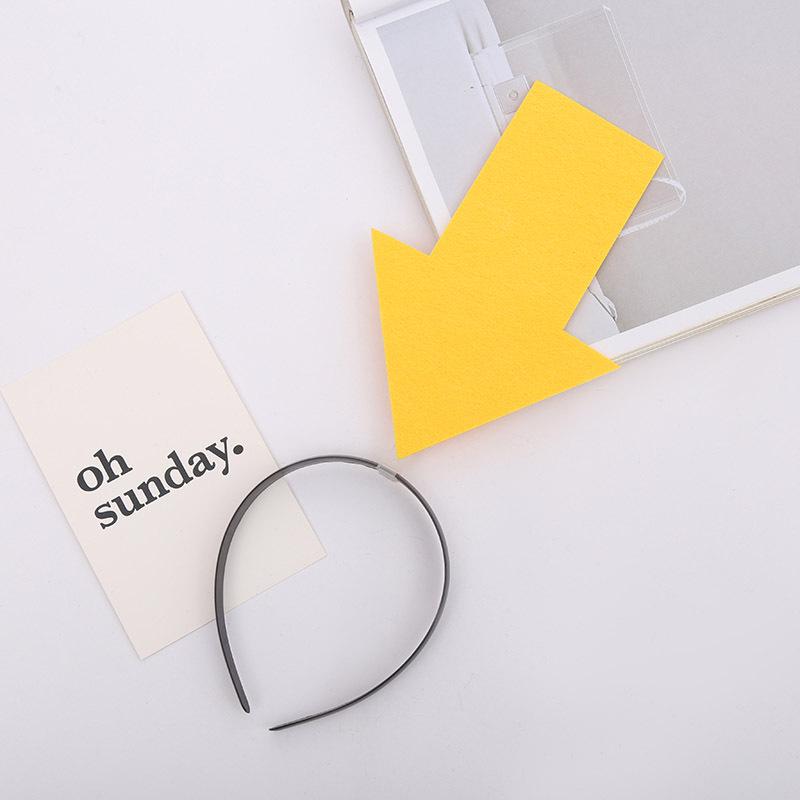 Креативная повязка на голову для фестиваля мультфильмов: Забавный дизайн вопроса и восклицательного знака