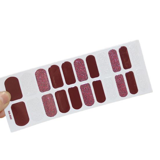 Ногти 22 шт. модные наклейки DIY мини самоклеящиеся блестящие маникюрные наклейки для салона