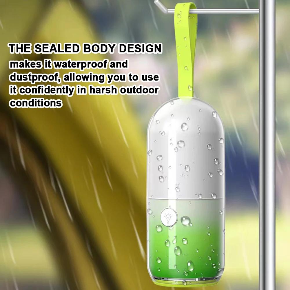 Portable LED Camping Light USB Rechargeable Night Light Outdoor Hanging Lantern Emergency Flashlight Waterproof Torch Lamp