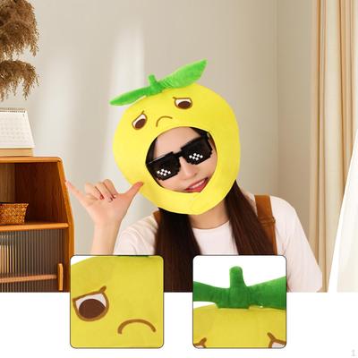 Лимонный головной убор Шляпа DIY Головной убор для ночного косплея Зимний маскарад