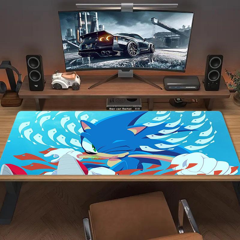 Sonic the Hedgehog4 Print Cushion Non-slip Laptop Tablet Big Mousepad XXL Mat Mini PC Playmat With Lock edge