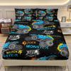 Разнообразный гоночный узор матрас трехкомпонентный цифровая печать комплект постельного белья для пары