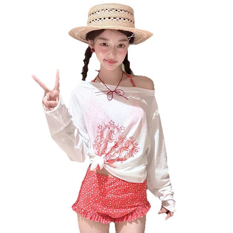 1011 new swimsuit women's bikini, split sexy pure desire high sense seaside beach beautiful hot spring swimsuit