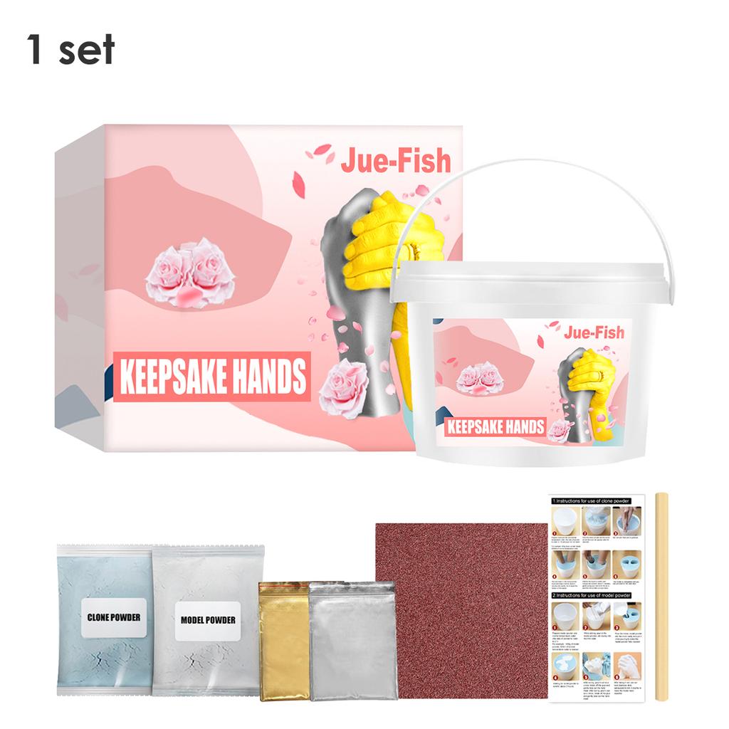 DIY Baby Souvenir Plaster Mould 3D Hand And Footprint Mold Couple Hand Cast Hand Cast Hand Hold Statue Wedding Home Decoration