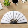 Складной веер, чистый цвет, сильный веер, легкий веер в стиле ретро, ​​веер кунг-фу, веер тай-чи, китайский танцевальный веер, украшение для вечеринки, веер