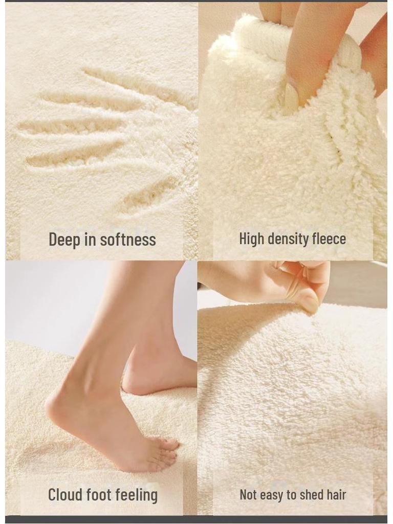 Милый мультяшный стиль длинный ковер прикроватный коврик для спальни