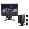 KIMOCA Monitor with Remote 1024 X 600P Raspberry Pi 1080p AV Monitor Compatible 7-inch VGA/HDMI Cable, Control, Built-in Speaker, Resolution,