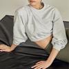 2024 Autumn/Winter Women's American Streetwear Pure Cotton Cropped Sweatshirt
