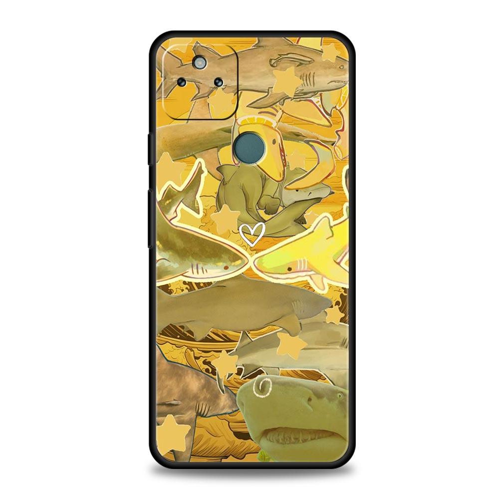Чехол для телефона с рисунком Акулы на море для Google Pixel 10 9 8 7 6 9A 8A 7A 6A Pro Ударопрочный Мягкий ТПУ 9 Pro XL Чехол Сумка