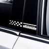 Авто Стайлинг Автомобильные Наклейки Декор Бокового Окна Стойки B ПВХ Авто Эмблема Наклейки Для Mercedes Benz AMG W124 W202 W203 W204 W210