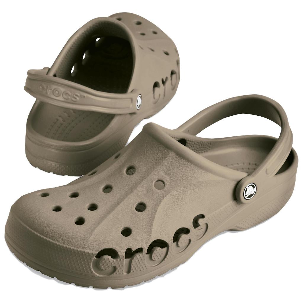 Crocs Baya Clog Comfortable Versatile Clogs Unisex Clogs Khaki 10126-260