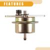 Fuel Injection Pressure Regulator No.F4SZ-9C968-A - Car Fuel Pressure Regulator - for Ford F-250 1998-1999 Metal Bronze Tone - 1 Pc