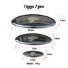 Логотип Chery Tiggo Chery Tiggo 7 Pro Tiggo 8 Pro 2023 2015-2018 Черный Значок Логотип Эмблема Наклейка Стикер на Решетку Радиатора Капот Стиль gks1