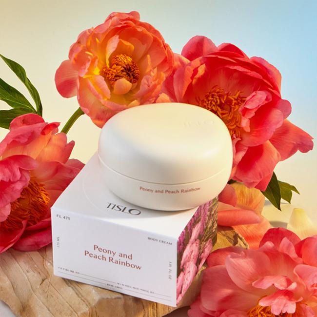 TISLO Peony and Peach Rainbow Body Cream 175ml