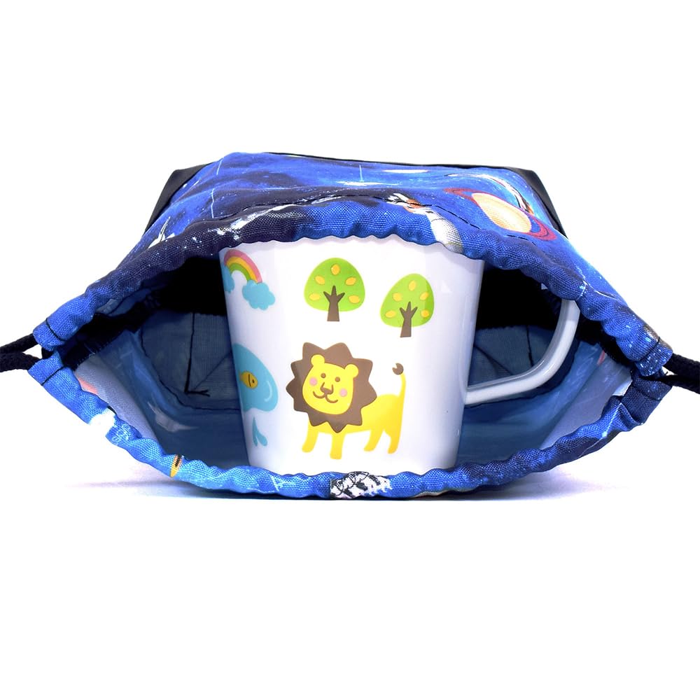 COLORFUL CANDY STYLE Quilted Entrance Set Lesson Bag and Featuring a Future Planetary Exploration and Spaceship and For Product NW404800 4-Piece