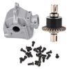 Differential Gear with Gear Box Shell Cover Fit for WLtoys 144001 1/14 RC Car Model