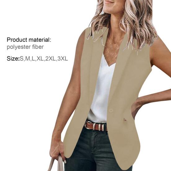 Длинный темпераментный женский жилет, шикарная деловая женская куртка на одной пуговице