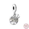 New 925 Sterling Silver Heart &Mum Dangle Dream Catcher Charm Fit Original Fashion Bracelet Diy Jewelry For Women