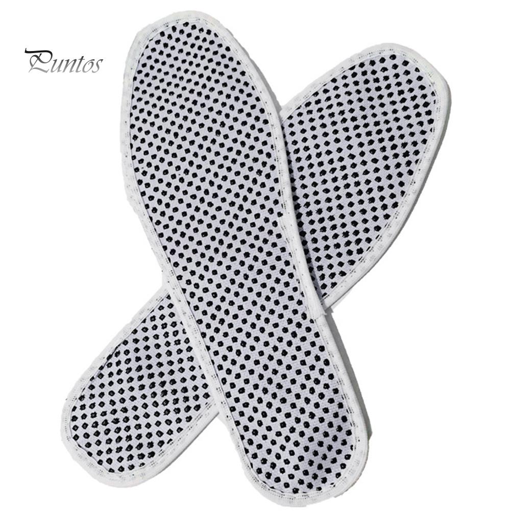 Puntos 1 пара самонагревающихся массажных стельок для снятия усталости с магнитными стельками для обуви