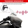 For Harley Street Glide FLHX/I models 2024 -later Motorcycle Accessory Windshield Wind Deflector Cowling Windscreen Smoke 14"