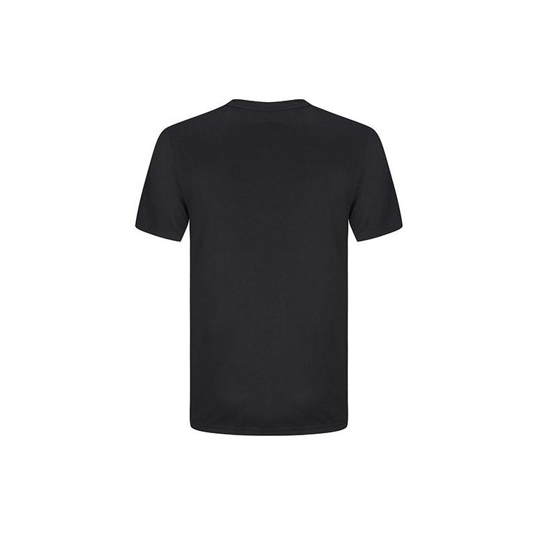 Adidas Повседневная трикотажная футболка с круглым вырезом и коротким рукавом с принтом логотипа, топы унисекс, цвет черный, золотой ADICLTS24TKP-BG