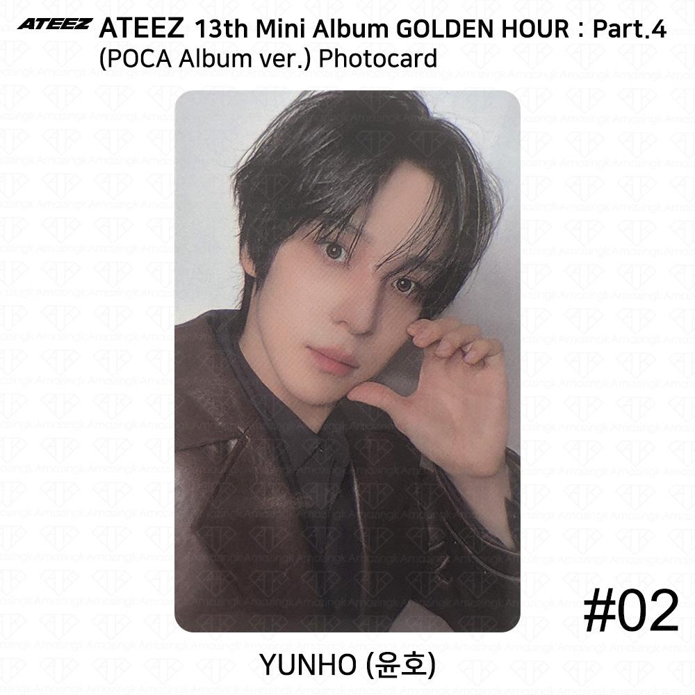 ATEEZ 13-й мини-альбом Golden Hour Часть 4 POCA Альбом версия. Фотокарта