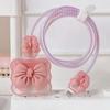 Applicable To Apple Data Cable Protective Cover Charger 18-20W Anti-breakage Winder Cute Flower Animal Advanced INS Style