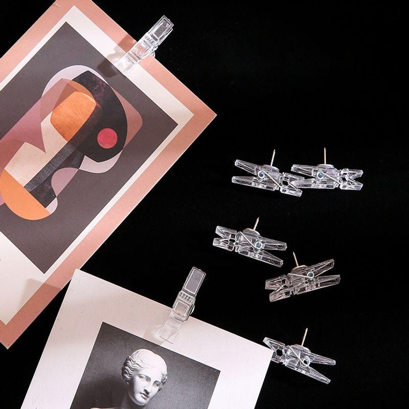 20 шт./кор. канцелярские принадлежности для офиса, школы, канцелярские принадлежности, прочные пластиковые зажимы для большого пальца