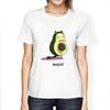 Camisetas Verano Mujer женская футболка в стиле Харадзюку с эстетикой авокадо Avocat Kawaii топы уличная одежда Vogu