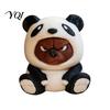 Cute Character Model 3D Printed Panda Figurine, Angry Bear Statue, Small Detailed Costume Ornament Animal Sculpture for Shelf, Car Dashboard,