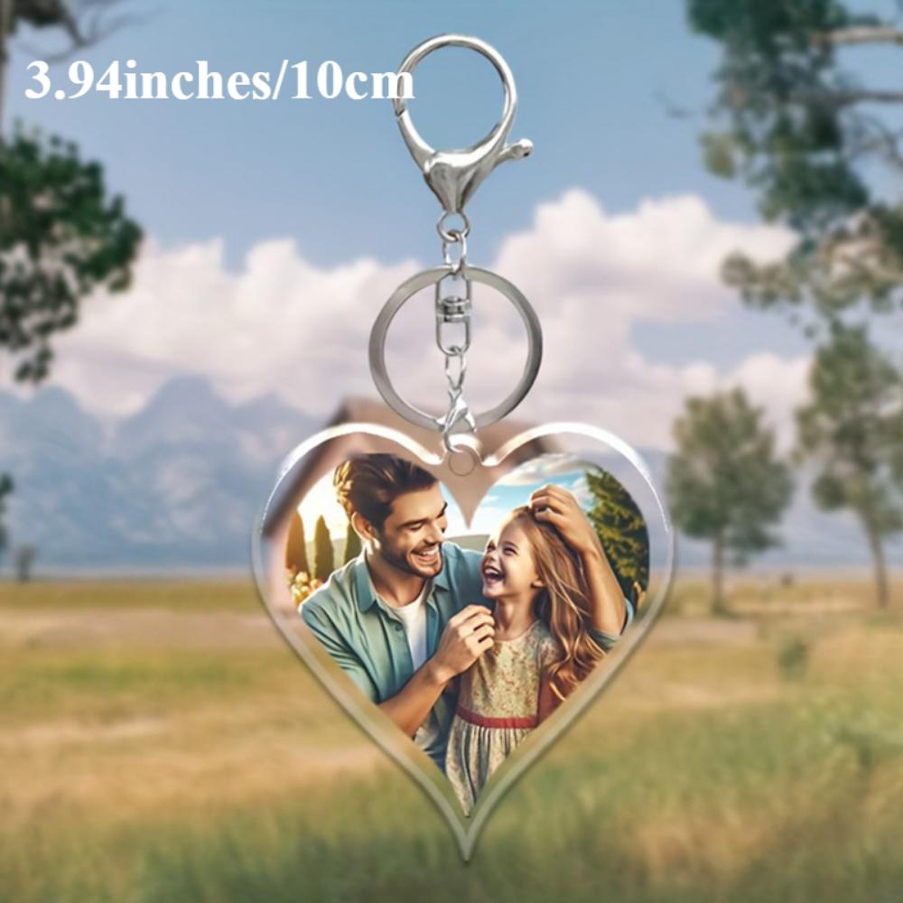 Customized Picture Women's Pendant, Acrylic Pendant,couple keychain,Easter Gift, Valentine's Day Gift,suitable for Couples, Anniversary Gift,