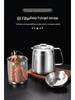 304 Stainless Steel Oil Filter Pot with Screen - Large Capacity Oil Storage and Residue Filtering Bottle