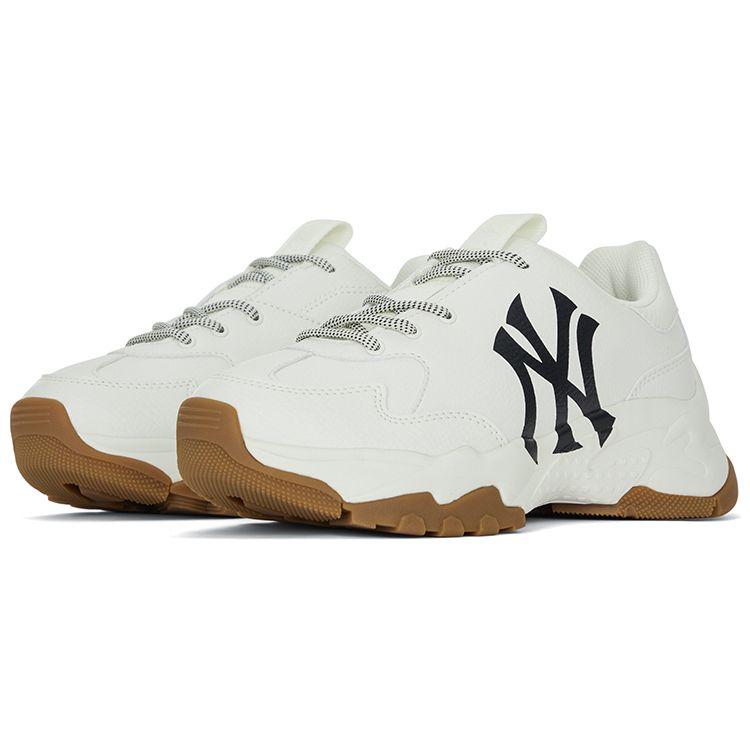 MLB Big Ball Chunky Casual Versatile Comfortable Height Increasing Low Top Dad Shoes Unisex sneaker Off-White 3ASHBNA3N-50WHS