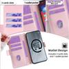 For Samsung Galaxy A36 5G Case PU Leather Wallet Stand Phone Cover with Crossbody Shoulder Strap