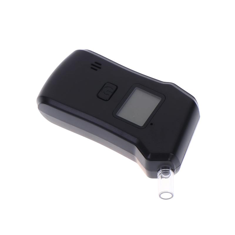 Digital Lcd Breath Alcohol Tester Portable Breathalyzer Detector For Drunk Driving Test With 5 Replaceable Mouthpieces