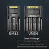 NITECORE Умное двухслотное зарядное устройство UMS2