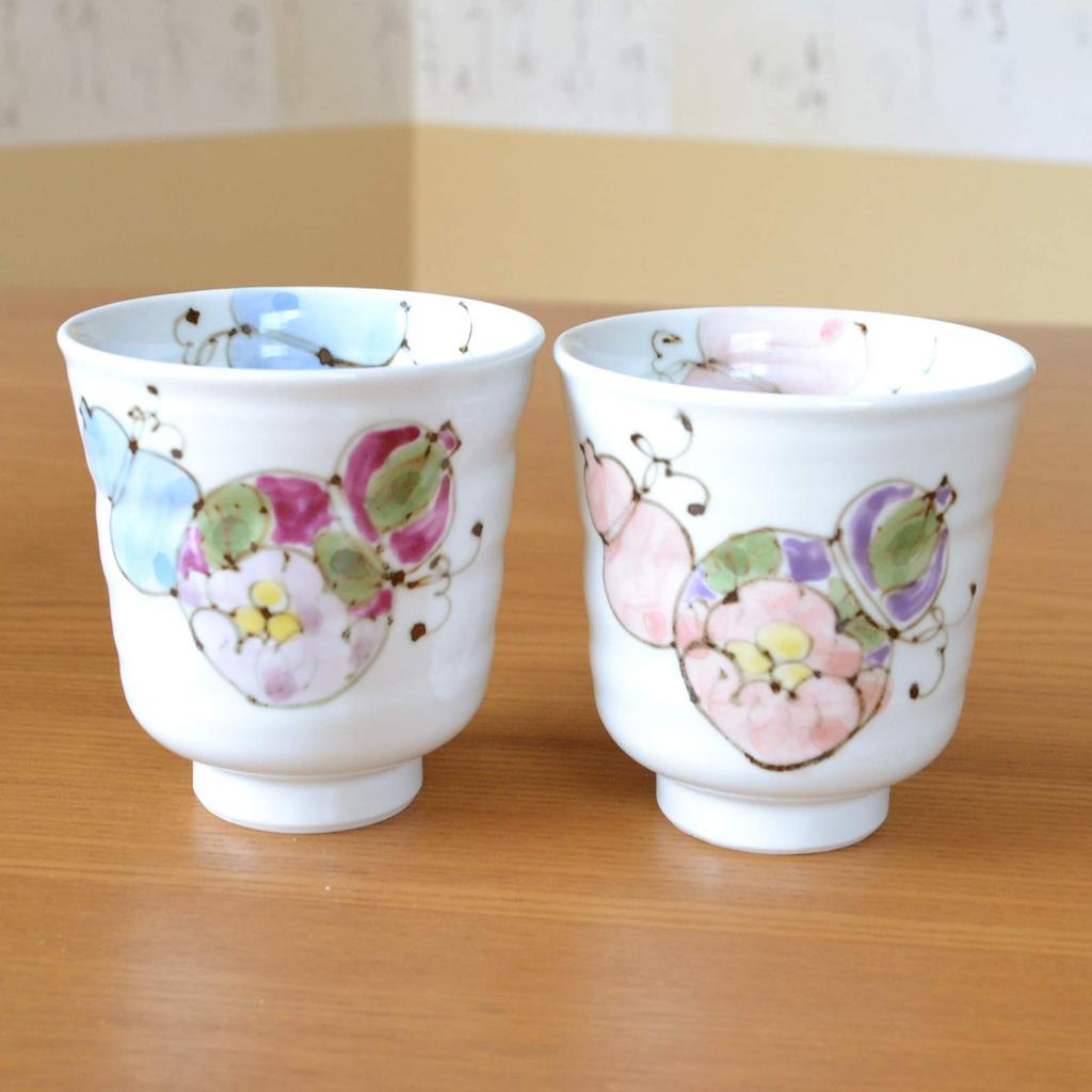 Подарок на удачу на 60-летие для пары чая Arita Ware, чайный цветок Roku для молодоженов, в комплекте с Noshi и посланием в деревянной коробке