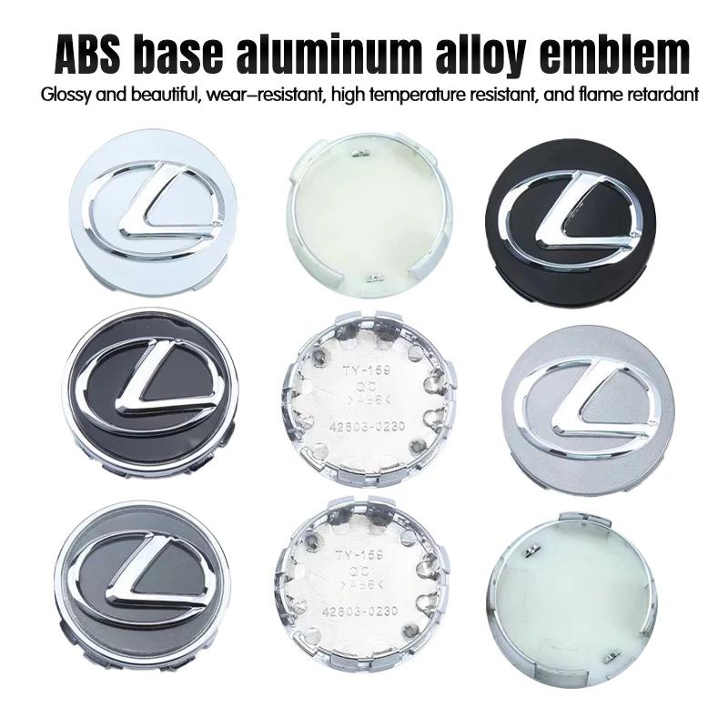 CBFBC1 4pcs 62mm Car Tyre Wheel Center Hub Cap Badge For Lexus GX470 CT200H IS300H IS200 IS250 RX350 RX GX460 NX200 GS430 GS ES RX300