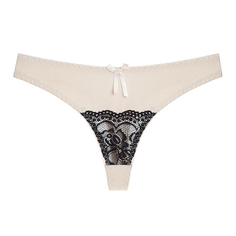 Lace Sexy T Panties Shorts Brief Underwear Women's Thong Fashionable Hot Spicy See Through Underpants