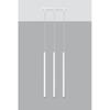 PASTELO 3 white hanging lamp
