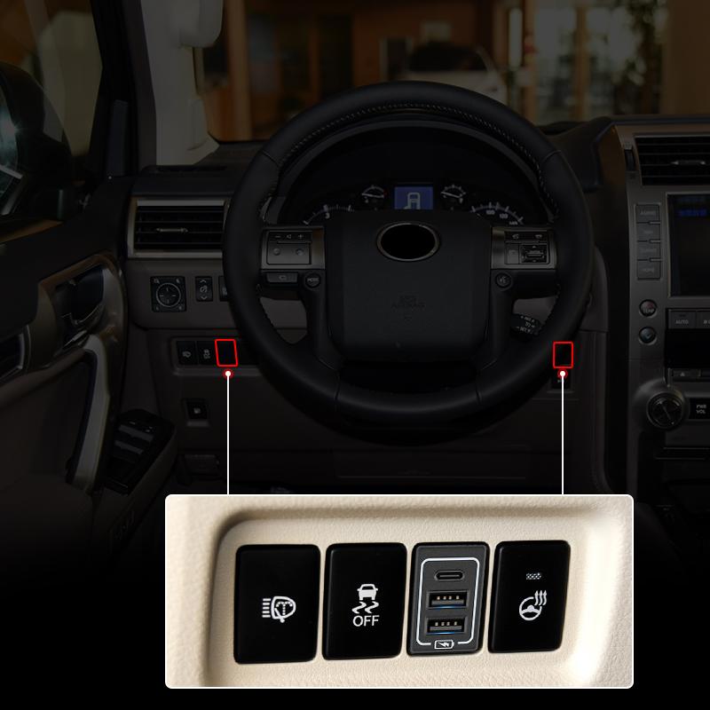 Для Lexus GX460 2014-2018 2017 USB-разъем для зарядки PD Type C Интерфейс быстрой зарядки GX 460 Аксессуары для внутренней модификации