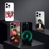Чехол для телефона L-Kimi Cool A-Antonelli для iPhone 17, 16, 15, 14, 13, 12 Plus, Max Мягкий силиконовый черный чехол