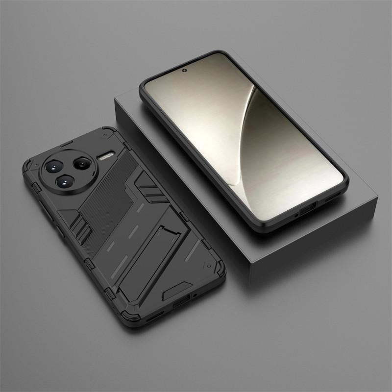 Для Xiaomi Poco F7 Pro Чехол Xiaomi Poco F7 Pro Чехол-держатель Противоударный TPU Armor PC Силиконовый чехол-накладка для Xiaomi Poco F7 Pro