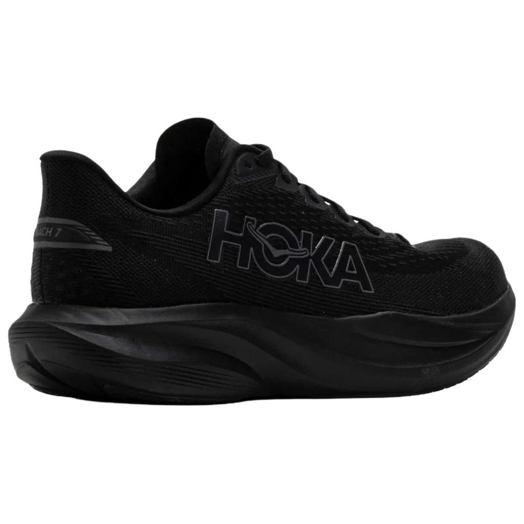 HOKA One One MACH 7 Износостойкие Дышащие Поддерживающие Беговые Кроссовки Женские Черные 1171938-BBLC