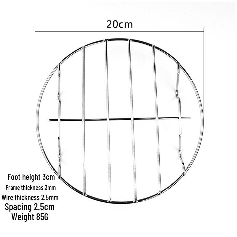15-25 см нержавеющая сталь антимагнитная подставка для варки овощей на пару